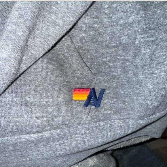 Never Worn AVIATOR NATION VENICE ZIP HOODIE - HEATHER GREY - Picture 4 of 4